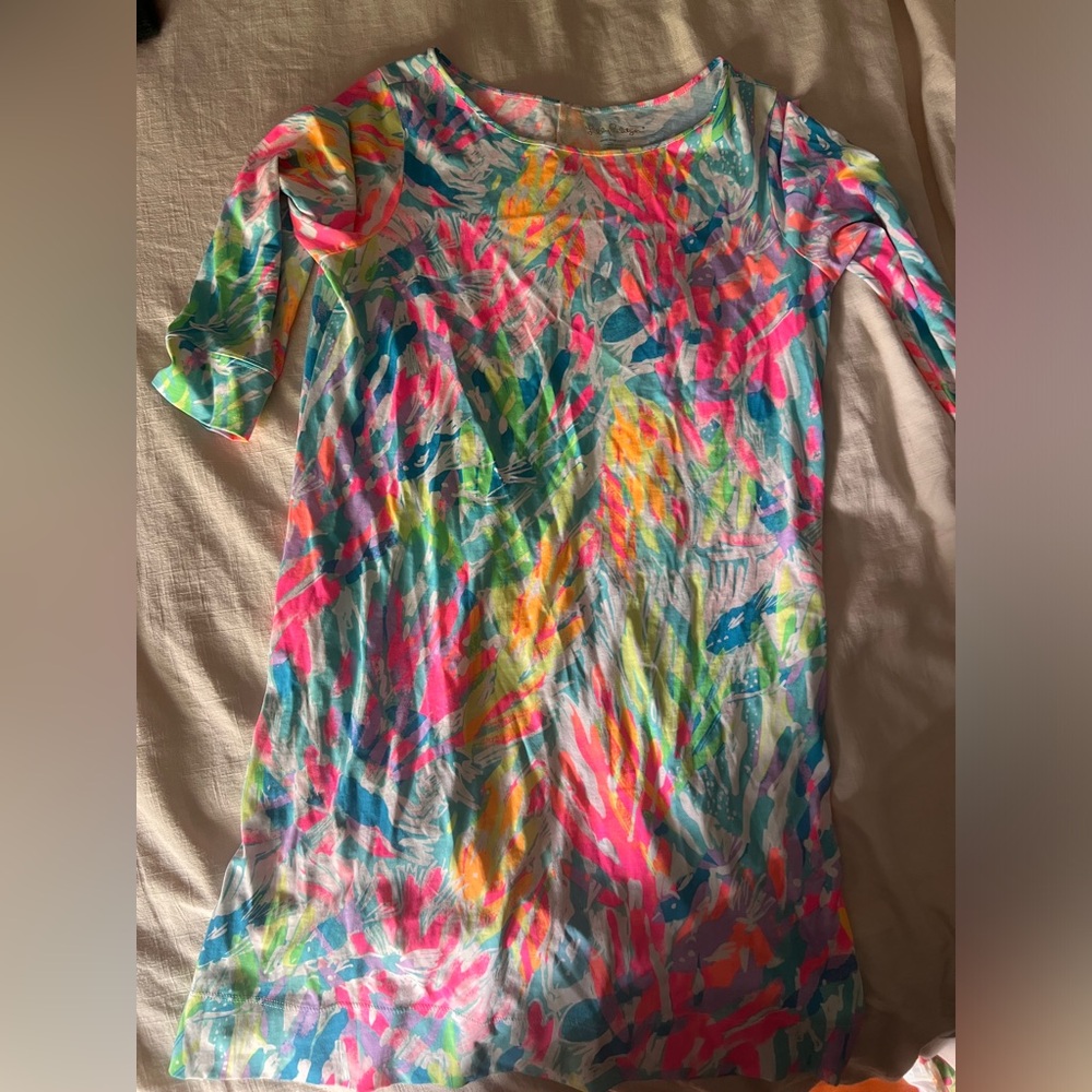Lilly Pulitzer cotton mini dress. Great condition!